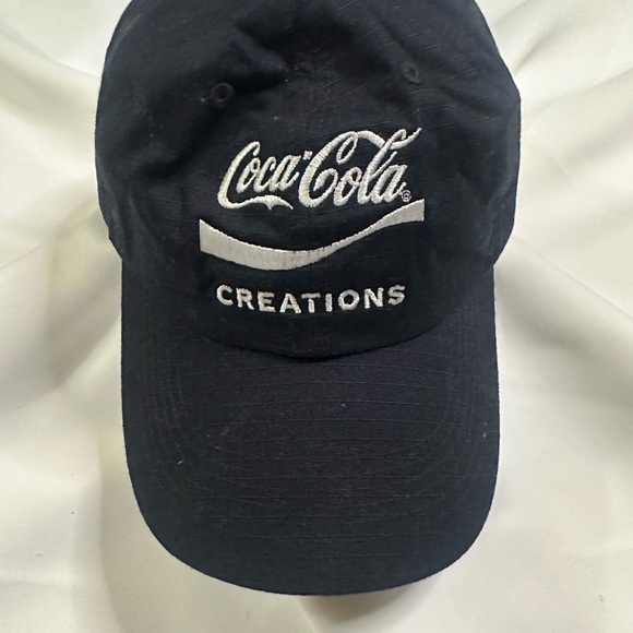 Coca-Cola Creations Black Hat Adjustable Velcro Closure - Picture 1 of 7